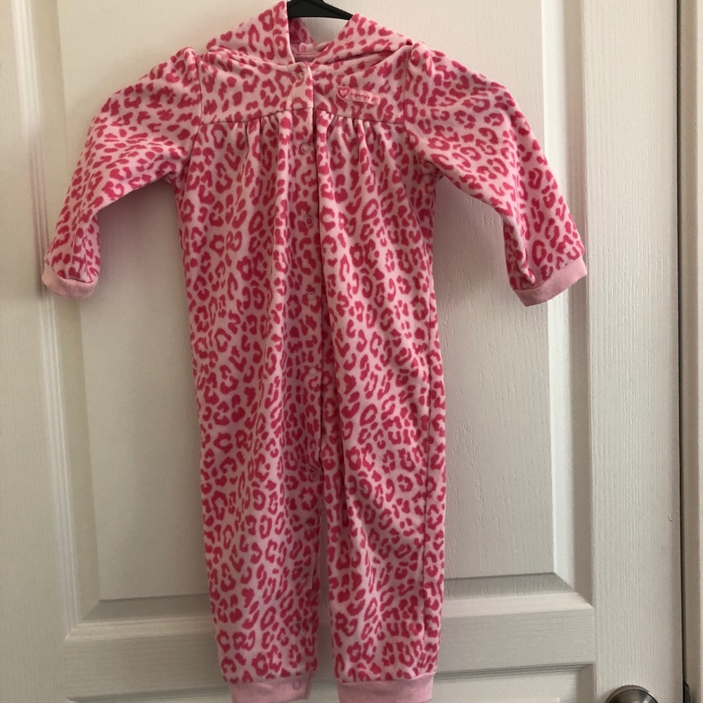 Pink Cheetah/Leopard Onesie